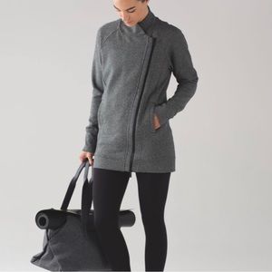 Lululemon Back To It Wrap Jacket Asymmetrical Side Zip